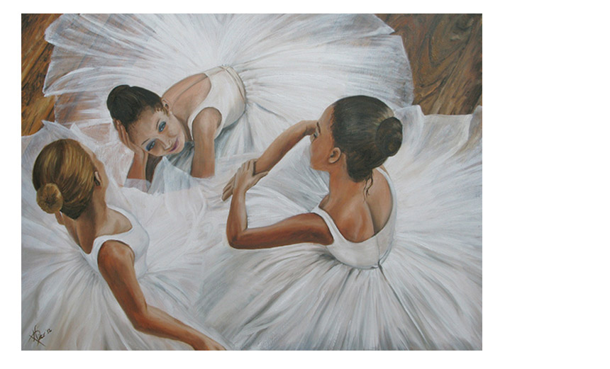 La conversazione delle tre ballerine