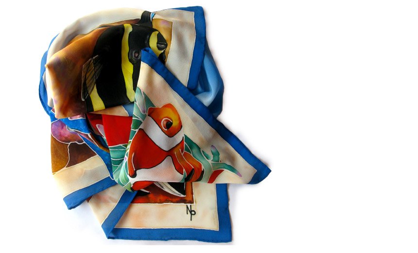 Foulard Pesci Tropicali