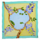 Foulard Glicine e Iris